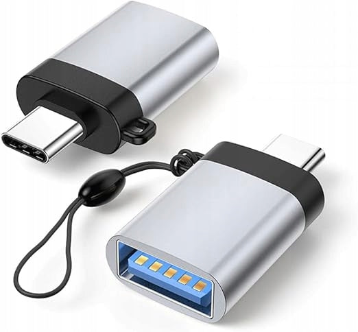 USB 3.0 to Type-C OTG Adapter Fast Data Transfer Silver
