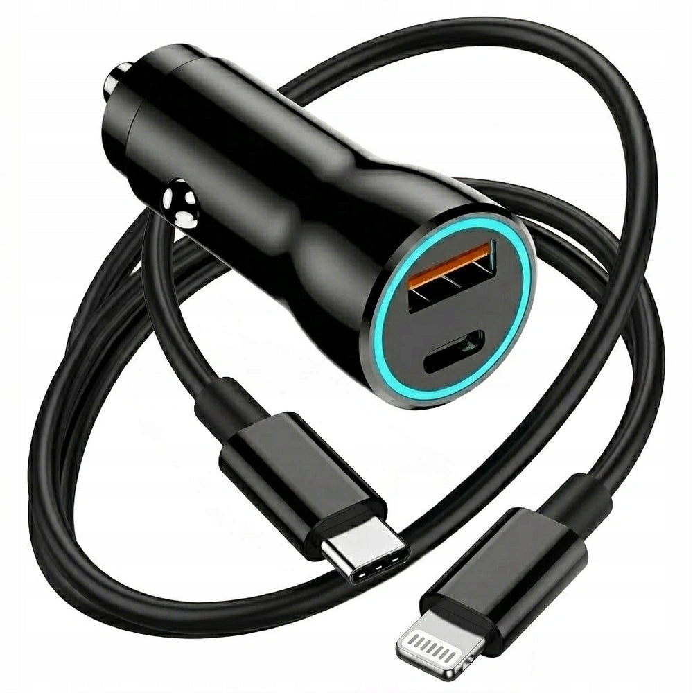 USB-A FAST CHARGER USB-C 25W + 1M CABLE for IPHONE X 11 12 13 14 Pro Max