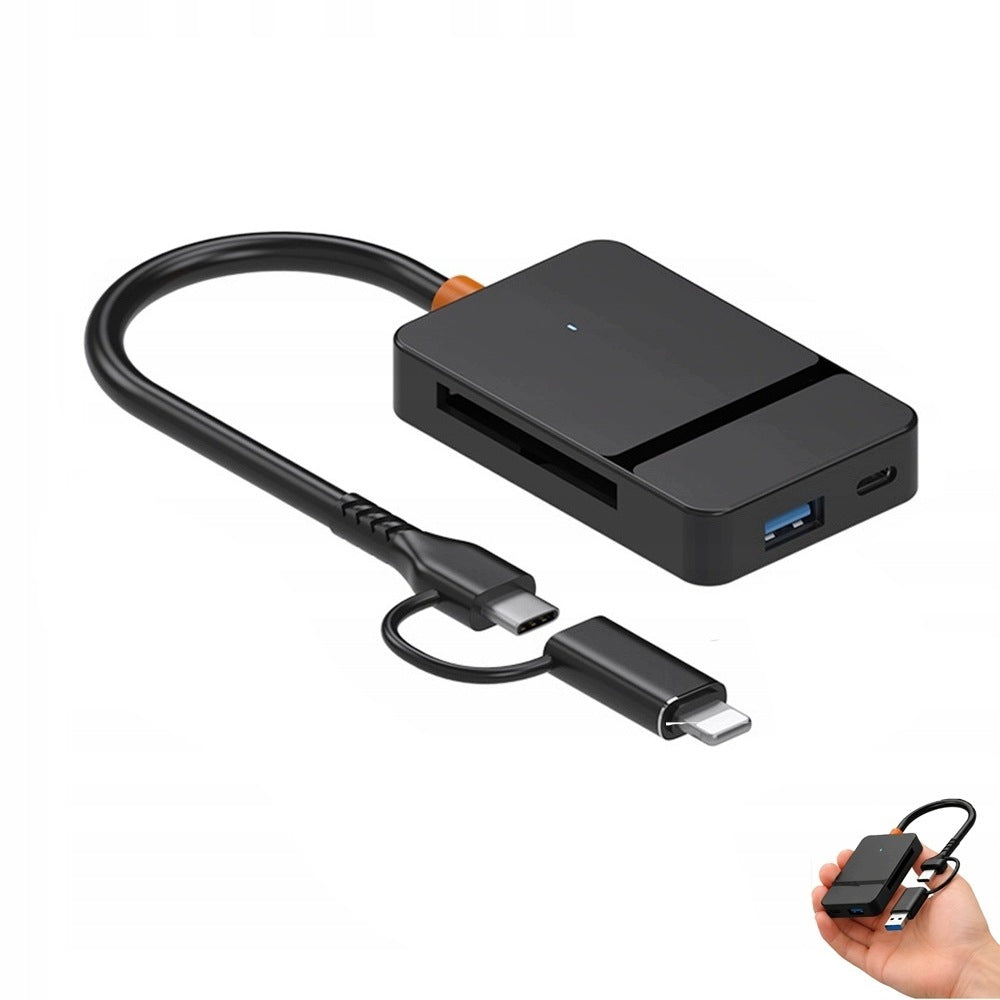 USB-A Memory Card Reader USB-C SD/TF/CF/MS, 5Gb/s High Speed Data Transfer