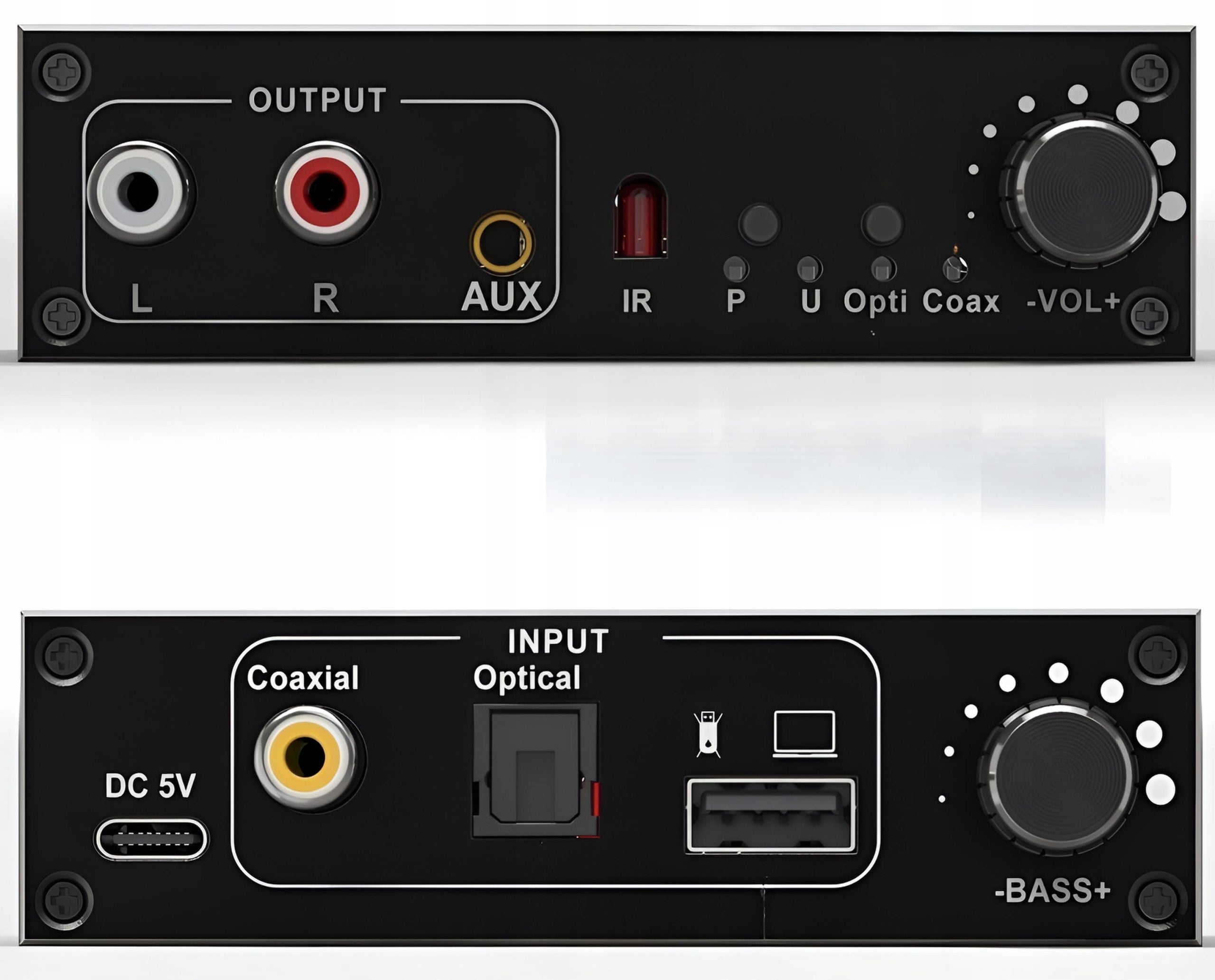 USB AUDIO CONVERTER DAC TOSLINK COAXIAL CINCH AUX EXTERNAL SOUND CARD Packaging status original