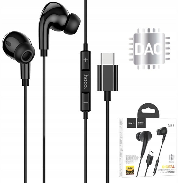 USB AUDIO HEADPHONES TYPE C USB-C TYPE-C IN-EAR WIRED CABLE