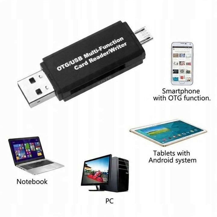 USB Adapter SD Card Reader Micro SD OTG 3in1 SDXC EAN (GTIN) 5902232820904