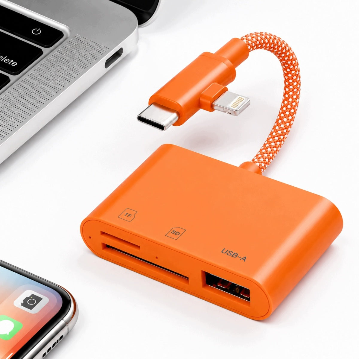 USB-C CARD READER ADAPTER USB TYPE C MICRO SD/TF ADAPTER