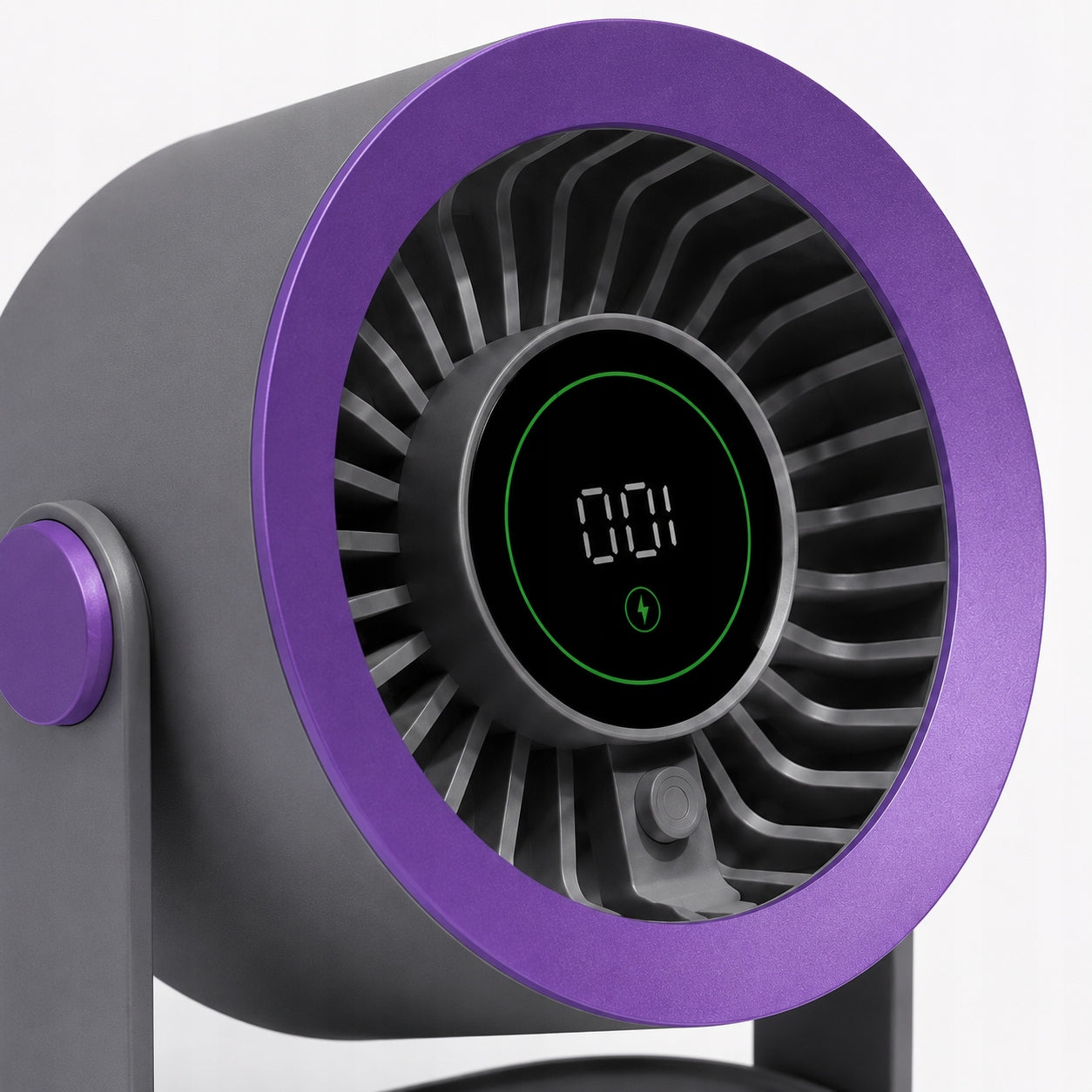 USB-C Desk Fan Mini Table Fan Quiet Powerful LCD Cord Packaging status original