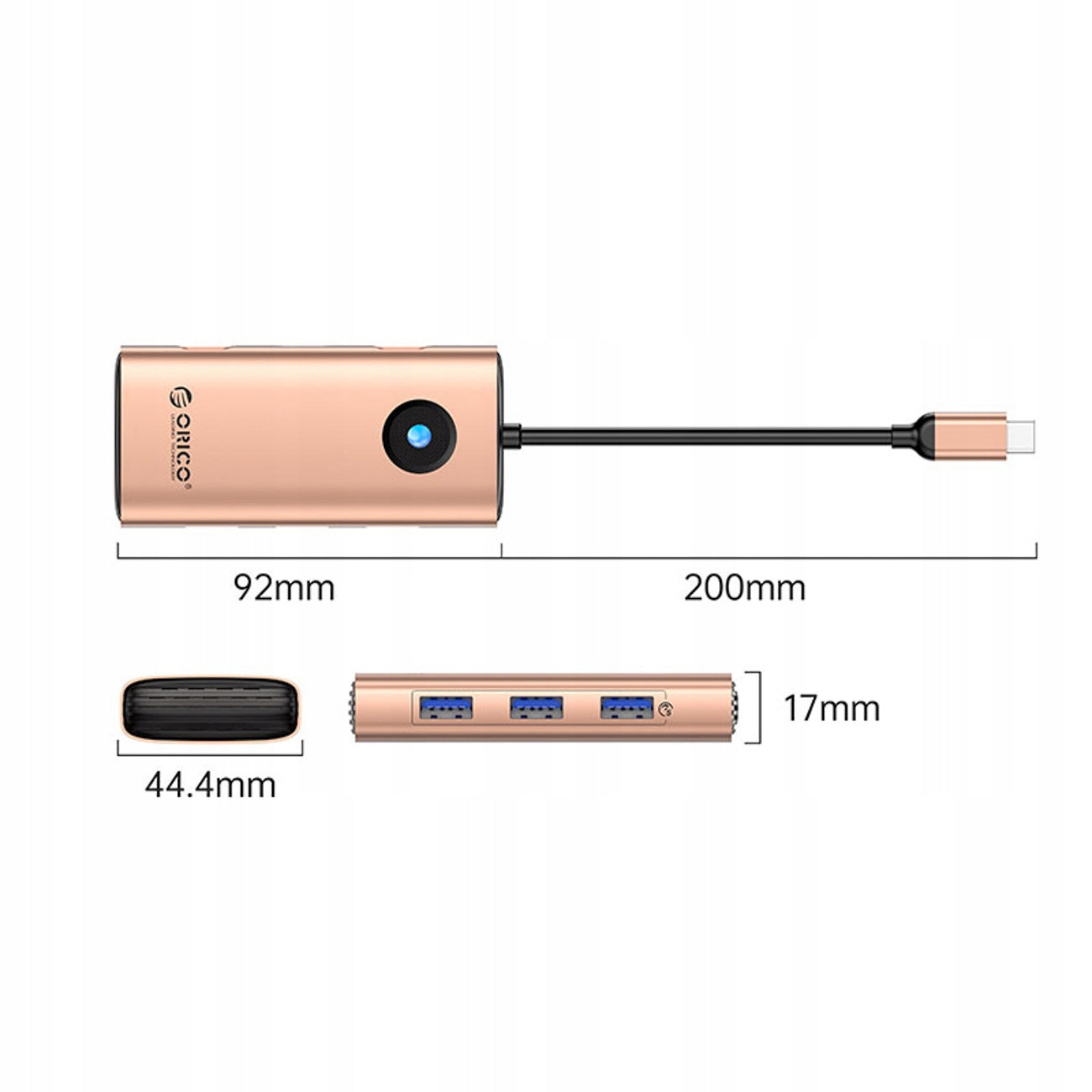 USB-C Docking Station Orico PW11 6in1 HDMI 4K PD 100W RJ45 Manufacturer code PW11 6w1 HDMI 4K PD 100W RJ45