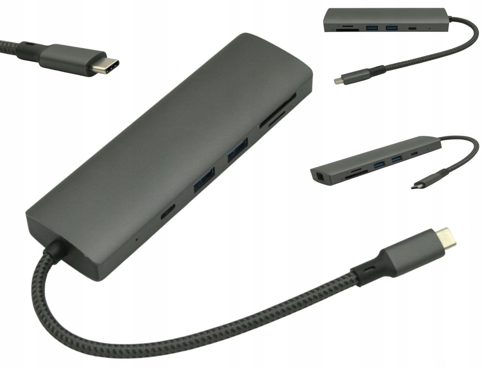 USB-C Docking Station Screen Extension for 2 Monitors PD 4K Hyperbook