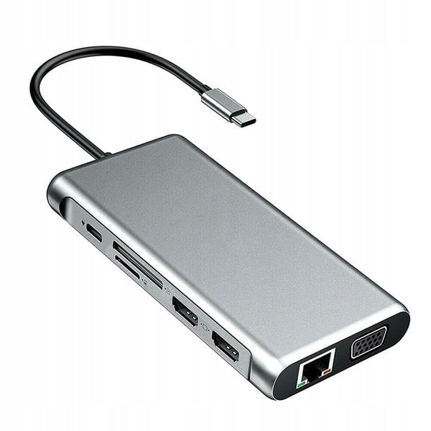 USB C Hub, USB C Docking Station Adapter 12 in 1 Manufacturer no brand