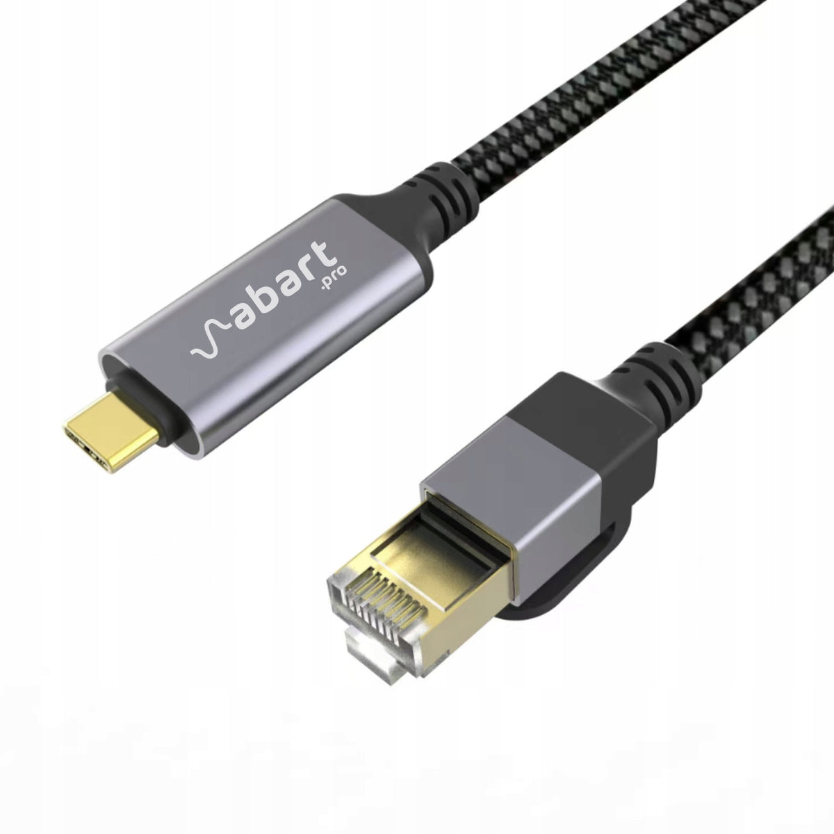 USB-C RJ45 Cable LAN Card USB 1000Mbps macOS Win iPad Android 2m