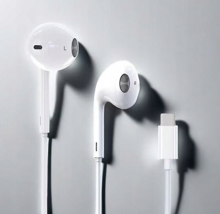 USB-C WIRED EARBUDS FOR IPHONE 15 16 PRO MAX IPAD MACBOOK Manufacturer code 5905331161701