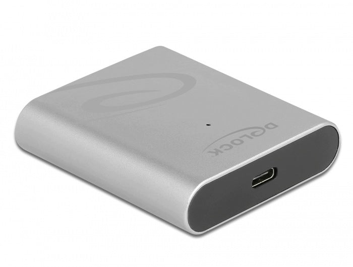 USB C card reader in aluminum housing for CFexpress Delock 91751 cards Packaging status original