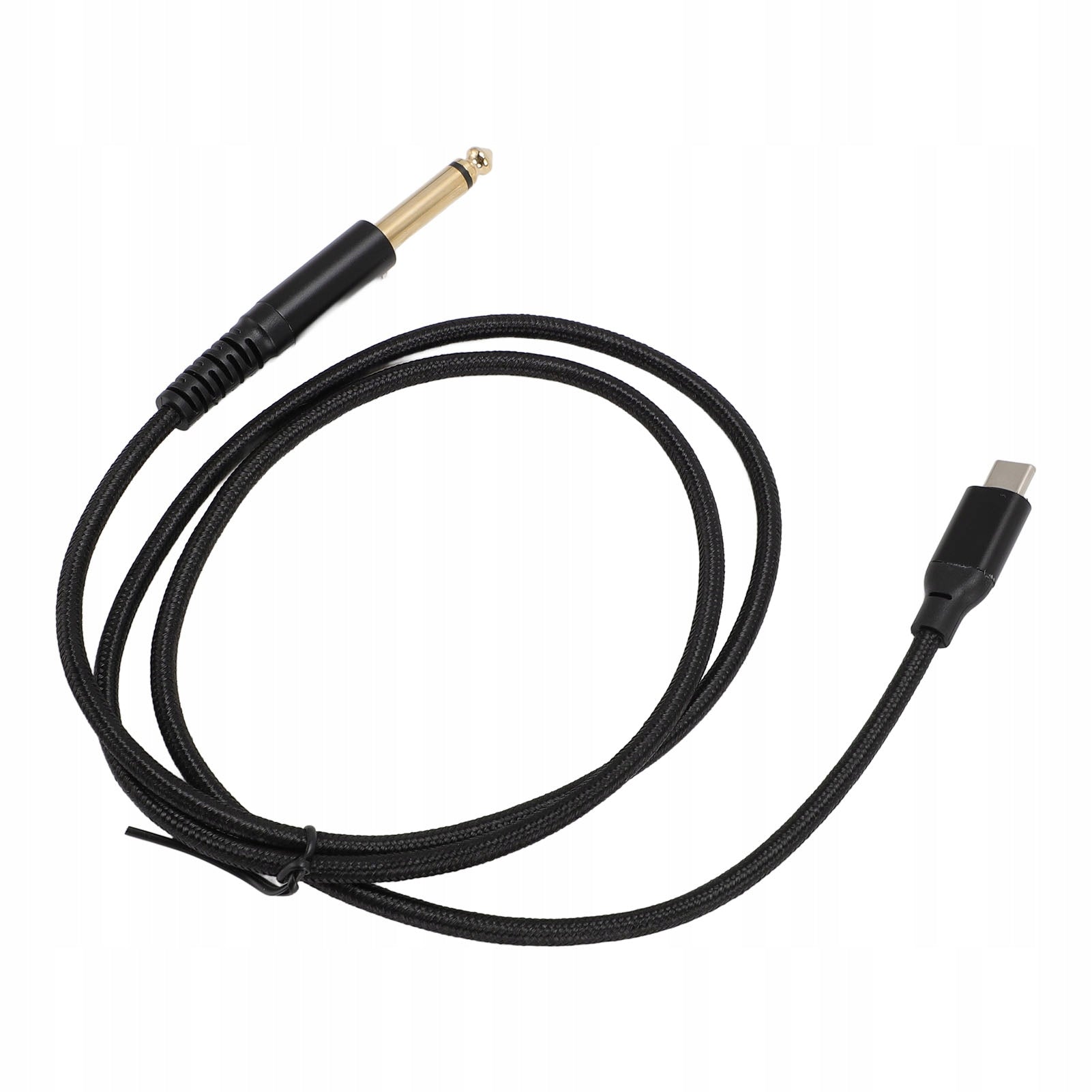 USB C to TS Cable, OFC USB C to 1/4 Inch Nylon Sound Cable for Mixer