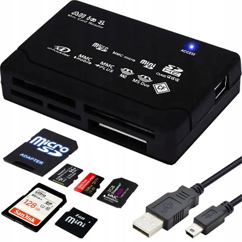 USB CARD READER SDHC SDXC MICRO MS XD CF NEW