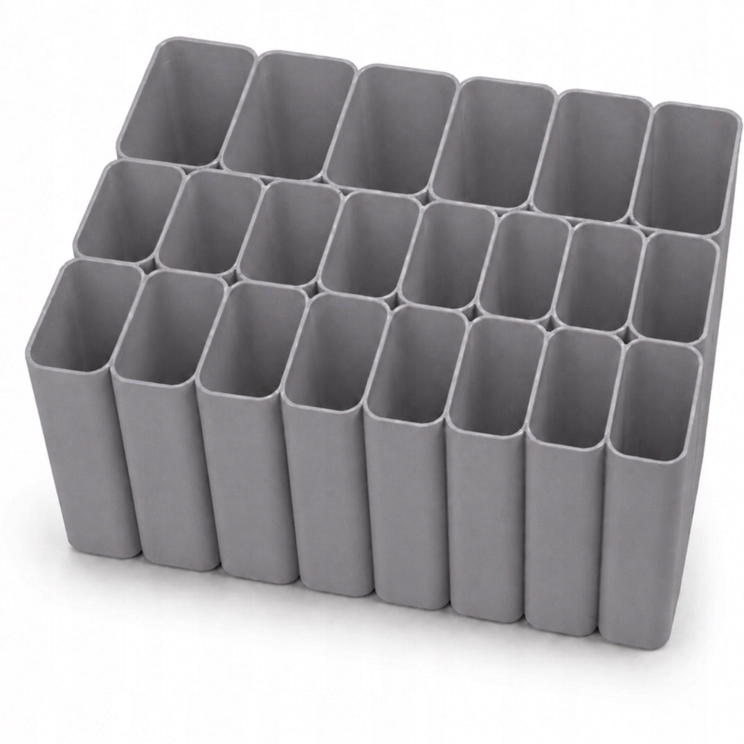 USB Cable Organizer Grey Drawer Charger Container