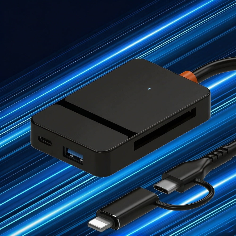 USB Card Reader Adapter USB 3.0 USB-C Micro SD Micro SD TF 5 Gb/s up to 2 TB Manufacturer code ghfuvwv641