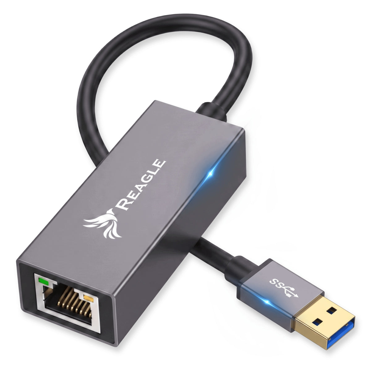 USB ETHERNET ADAPTER LAN GIGABIT RJ45 1000 MBPS NETWORK ADAPTER
