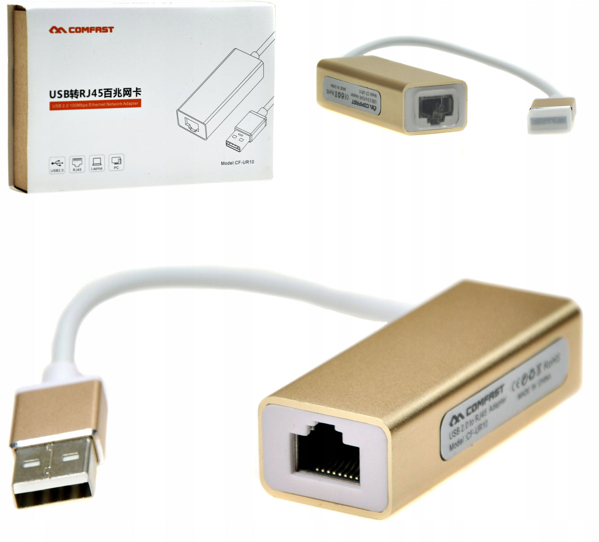 USB ETHERNET Adapter Network Card LAN RJ45 COMFAST