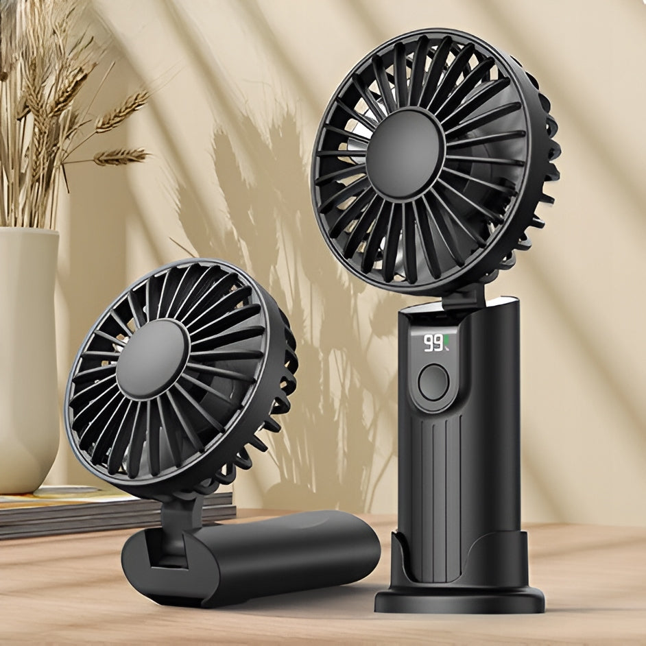 USB Fan Quiet Mini Handheld Desk Fan 5000mAh TOPK K38 Brand TOPK