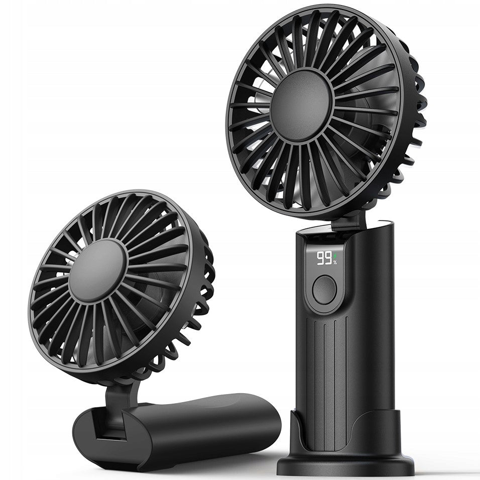 USB Fan Quiet Mini Handheld Desk Fan 5000mAh TOPK K38