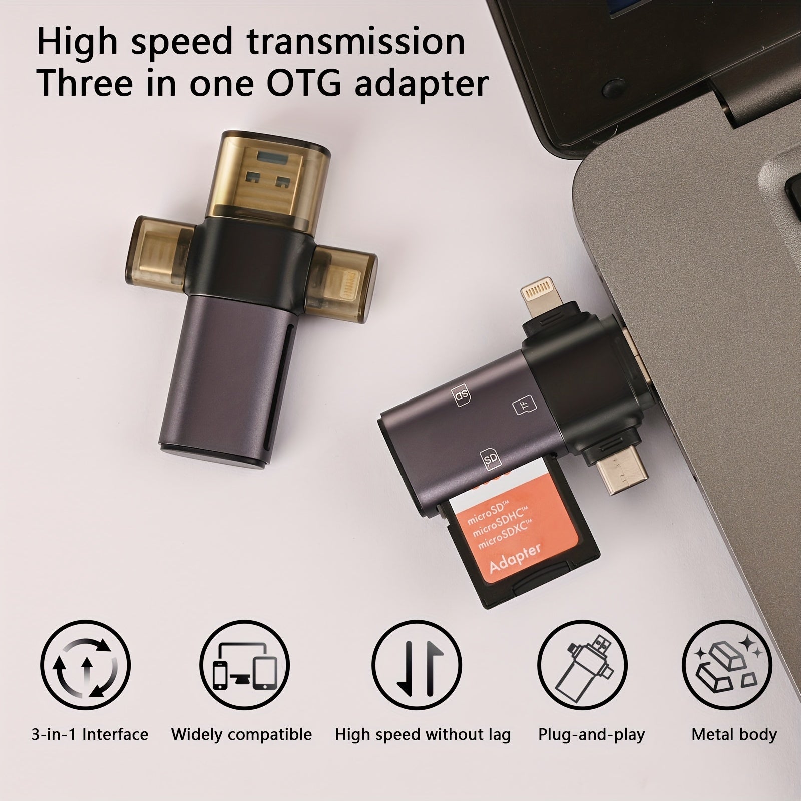 USB Flash Drives TypeC & USB3.0 SD TF Memory Cards Readers and Adapters
