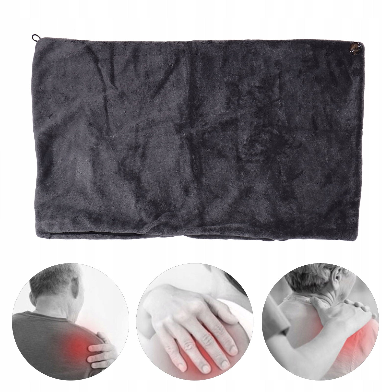USB HEATING MAT SHAWL FOR NECK AND SHOULDERS BLACK Packaging status original