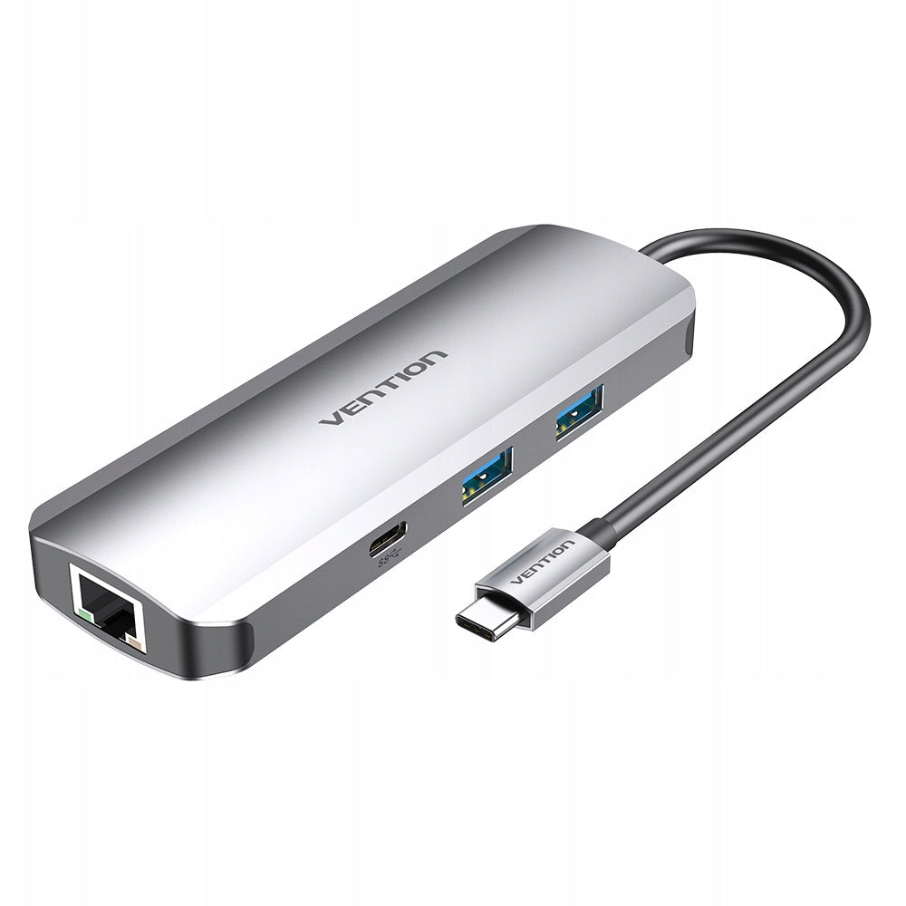 USB HUB Vention TOMHB 100 W Silver