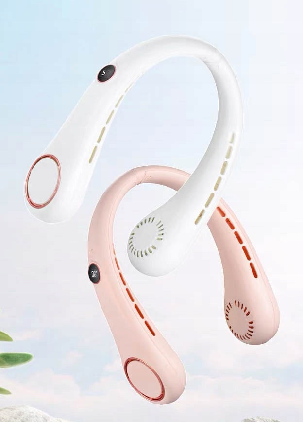 USB Portable Neck Fan – Quiet, Lightweight, Perfect for Summer! Manufacturer code 666642