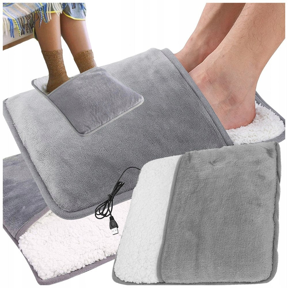 USB Powered Heat Pillow for Feet and Body Electric Mat Soft