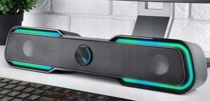 USB Speaker Large Computer RGB Soundbar Packaging status original