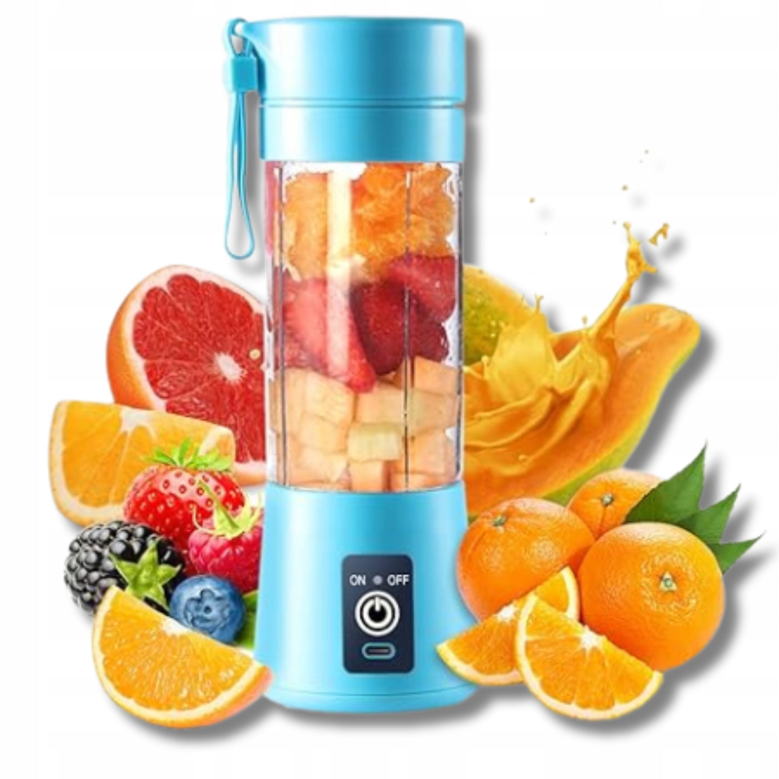 USB Travel Blender Powerful Smoothie Maker 400 ml for Cocktails and Shakes Manufacturer code Blender Podróżny USB 400 ml