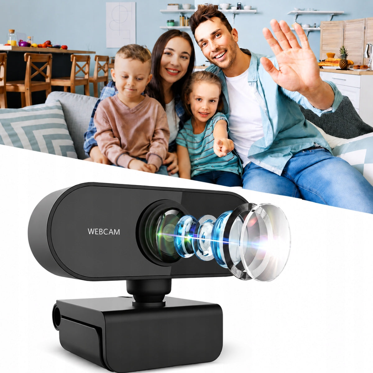 USB Webcam for Laptop Computer Microphone Model 4016858525295