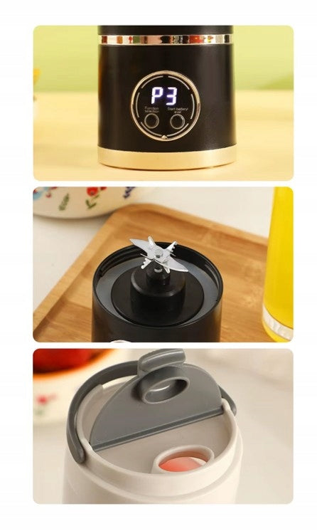 USB Wireless Blender 450ml Shaker Cup Travel Mug LED Manufacturer code Countertop Blenders-0.481234