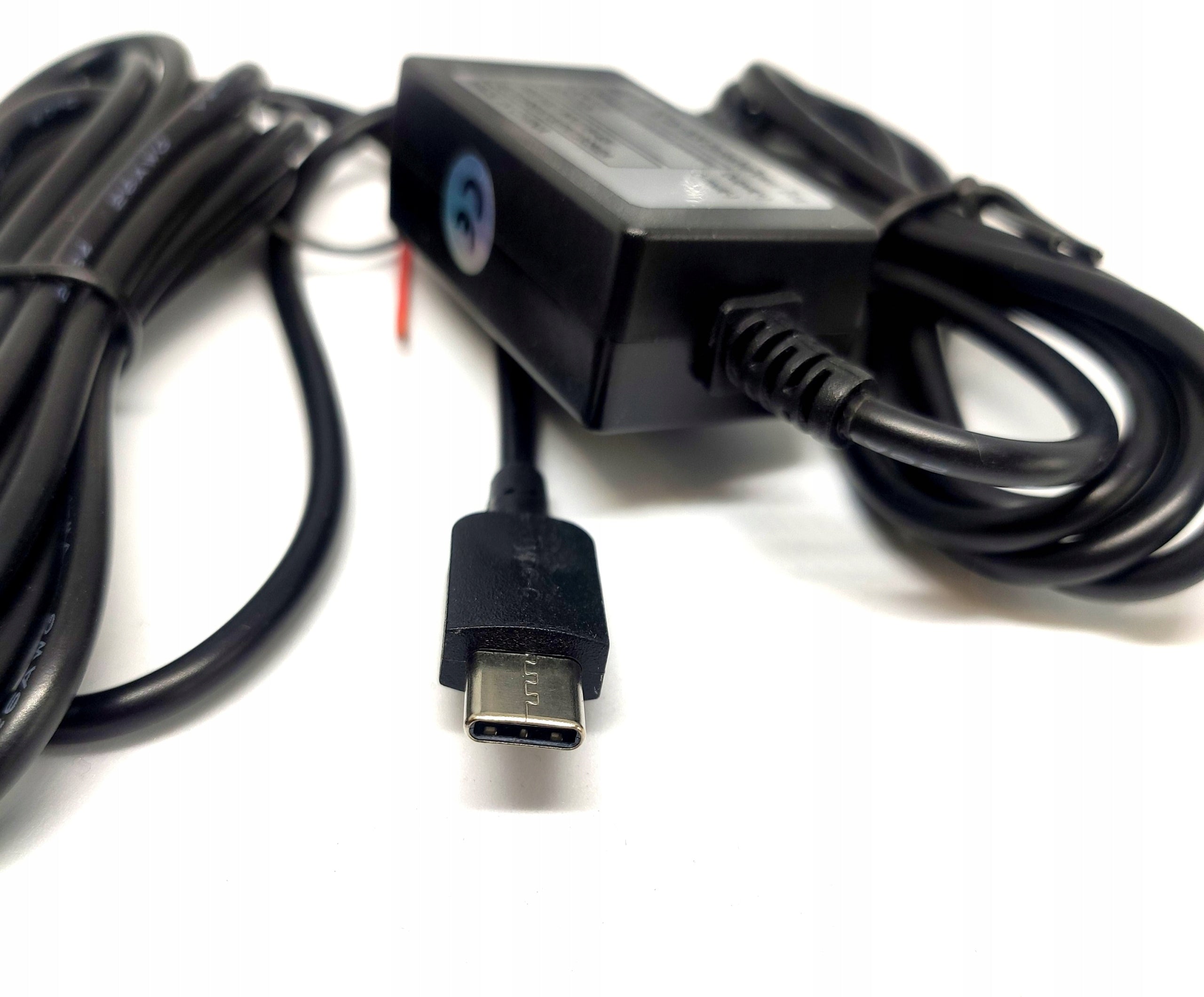 USB type C power supply - 12/24V to 5V, AlarmZone C25 Cable length 3 m