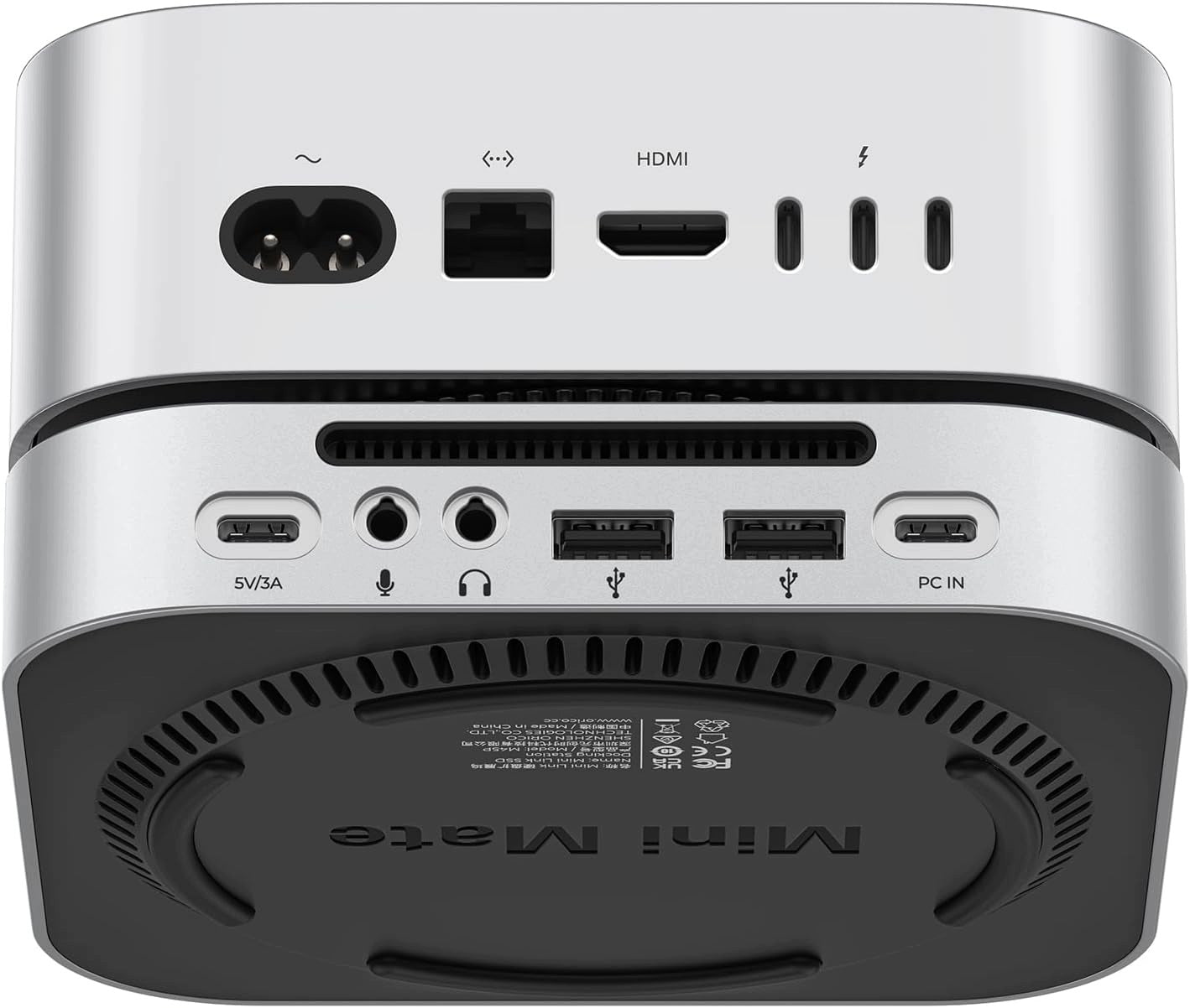 USB4 40 GBPS DOCKING STATION WITH SSD 512GB TO MAC MINI M4