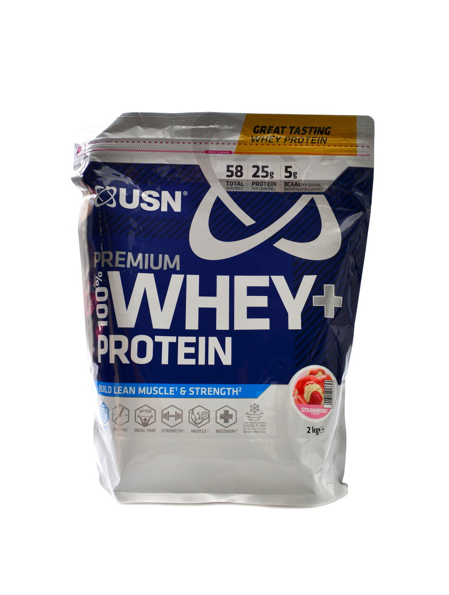USN 100% Premium whey protein BAG 2000g jahoda