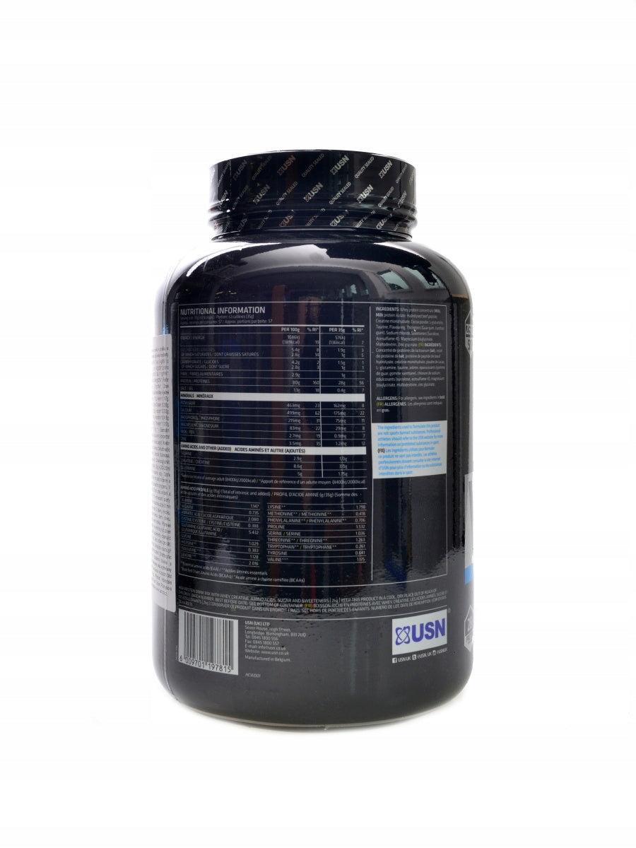USN Iso-Gro whey protein 2000 g čokoláda Expiration date at least six months from the date of purchase