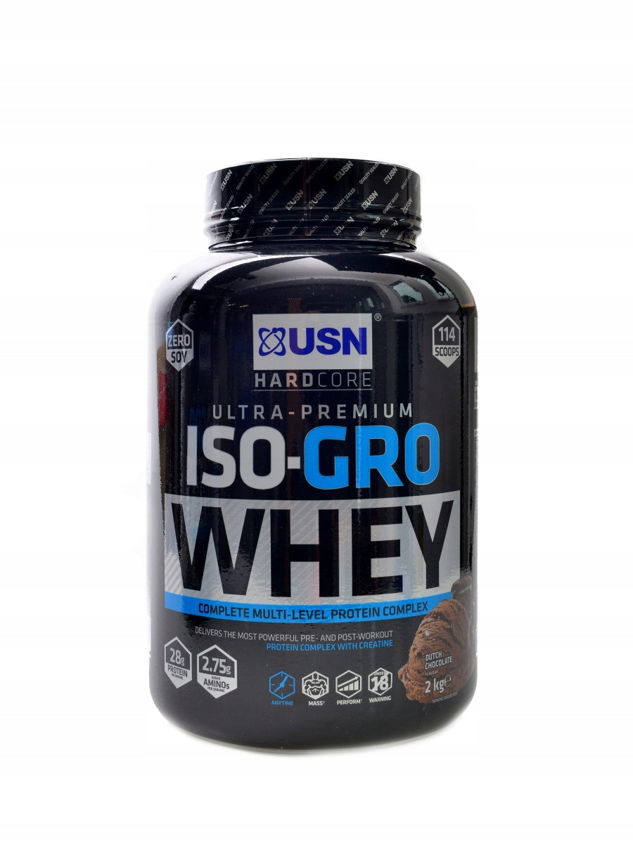USN Iso-Gro whey protein 2000 g čokoláda