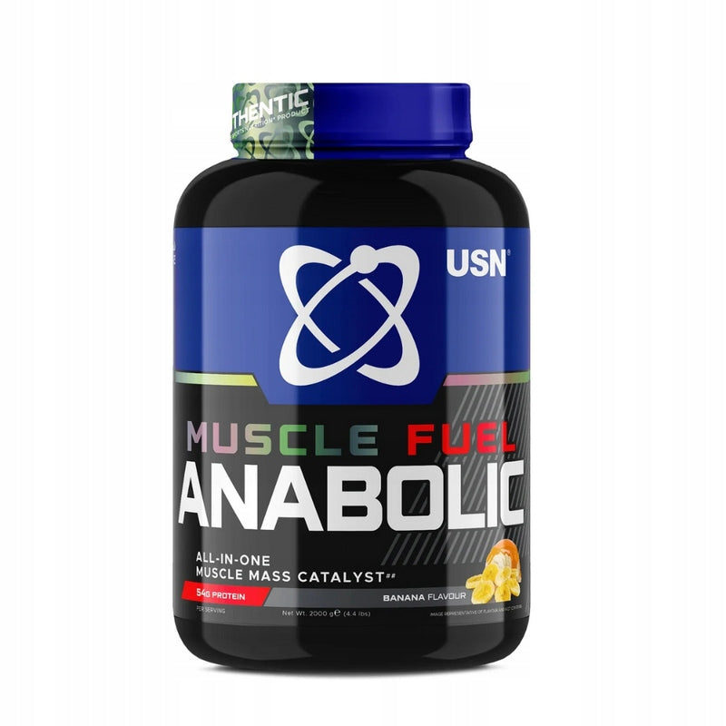 USN MUSCLE FUEL ANABOLIC 2kg GAINER EAA BCAA HMB FORCE MEGA MASS