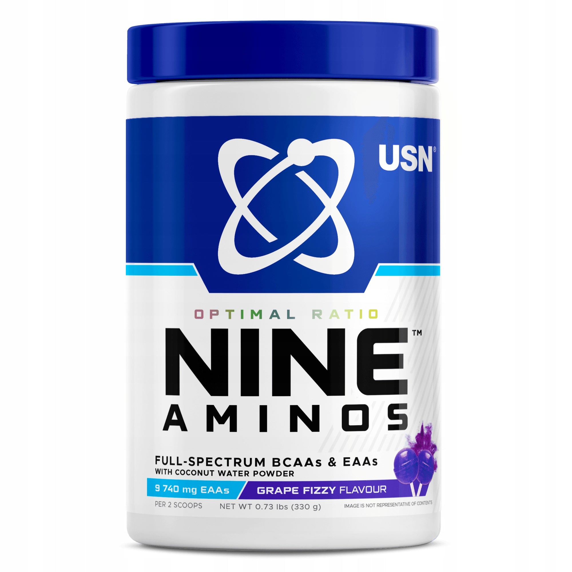 USN - Nine Aminos - 330g grape