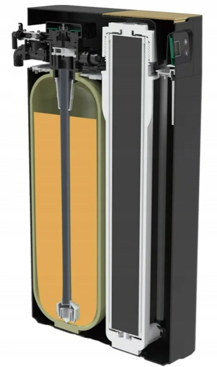 USTM CARBO DUO SOFTENER 21L TREATMENT STATION AUTO CARBON CARTRIDGE Packaging status original