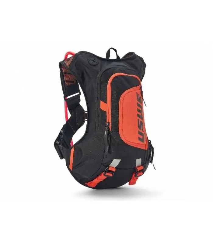 USWE CAMEL BAG RAW MOTO HYDRO 8 BLACK/ORANGE 8L BACKPACK + 3L LIQUID