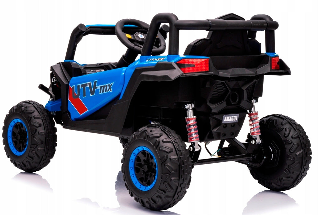 UTV2 4x4 R-sport Auto Battery EVA LEATHER Remote Control Lithium Ion Battery Kid's age 12+ months