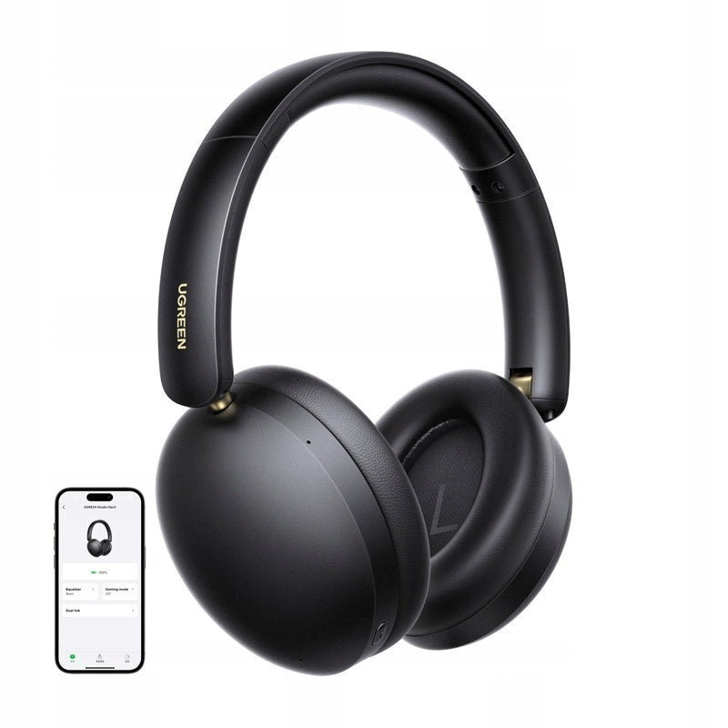 Ugreen Studio Max2 On-Ear Headphones, Bluetoth 5.4 (Black) Brand Ugreen