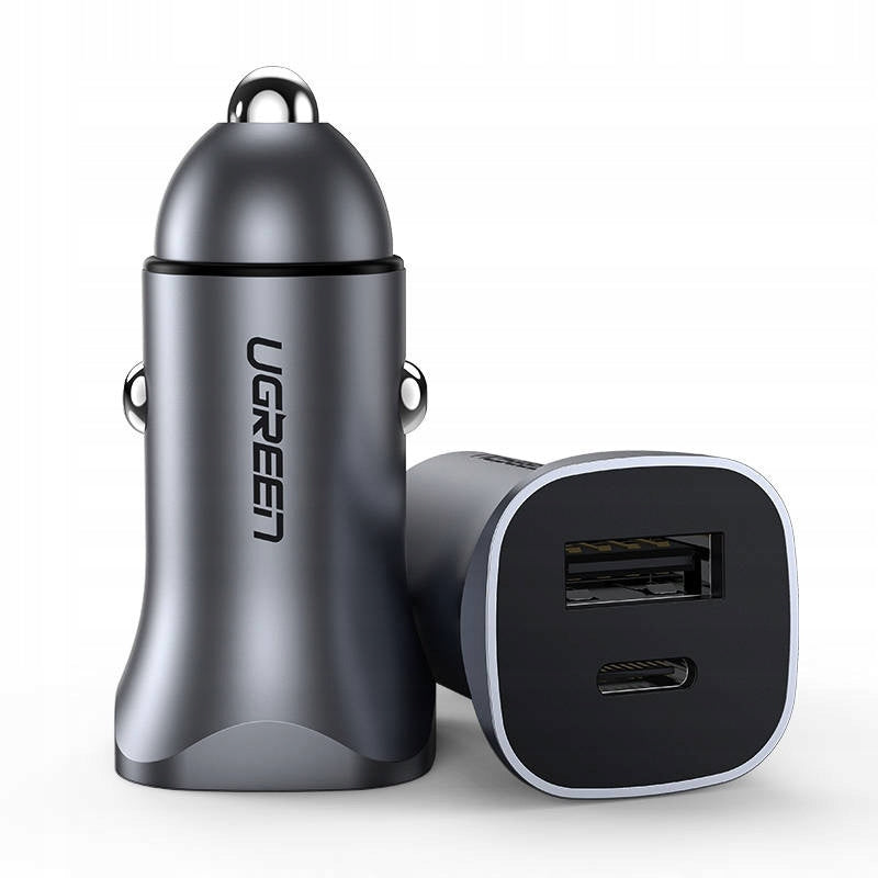 Ugreen USB C / USB 24W Power Delivery Quick Charge Car Charger Manufacturer Ugreen