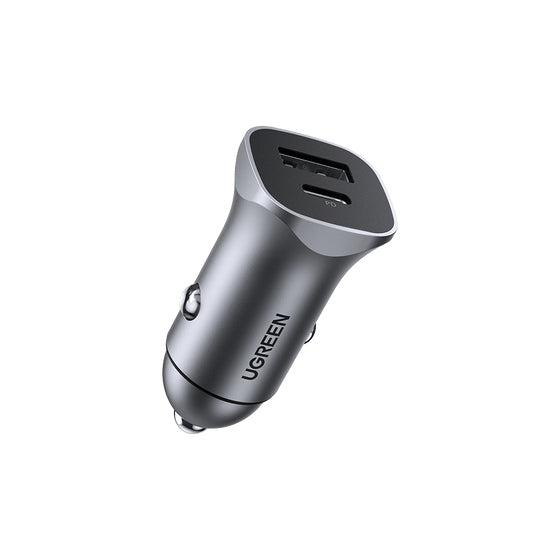 Ugreen USB C / USB 24W Power Delivery Quick Charge Car Charger Output current 4800 mA