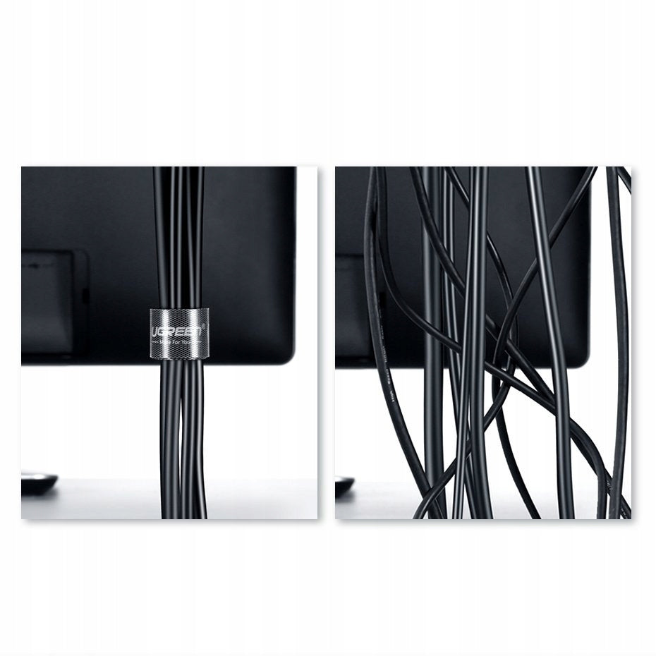 Ugreen Velcro tape Velcro cable organizer 5m black (40356) Product weight with unit packaging 0.2 kg