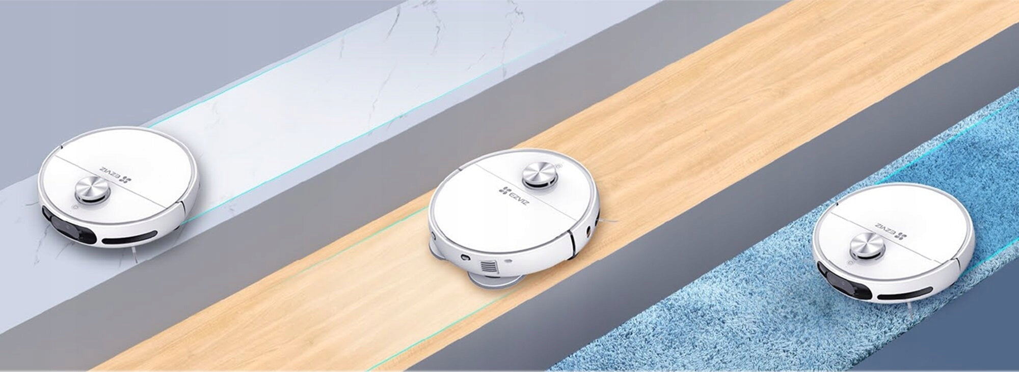 Uklízecí robot Ezviz RS20 Max robotický vysavač a mop bílý Dominant color white