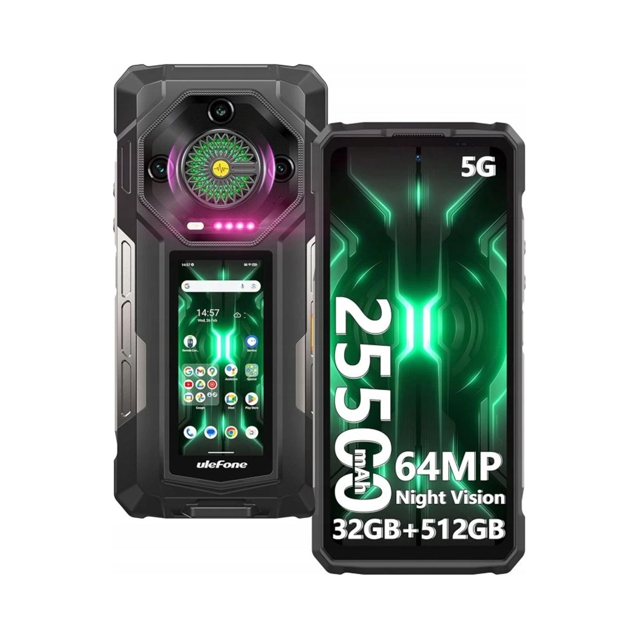 Ulefone Armor 33 Pro 16 GB / 512 GB 5G black