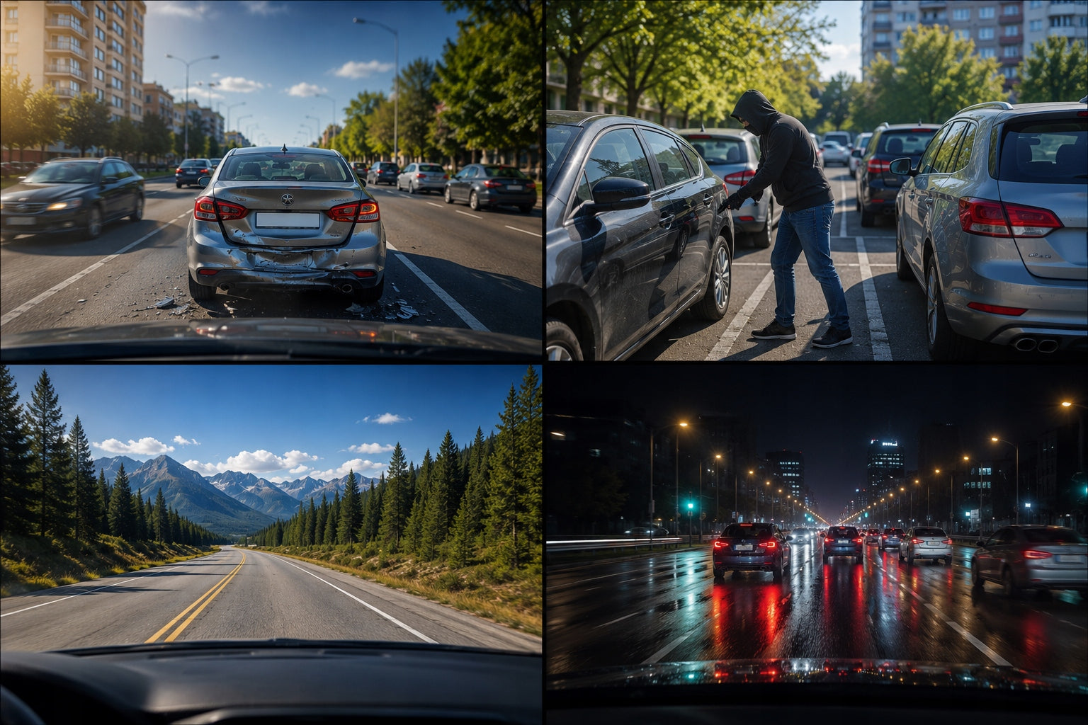 Ultra HD 4K Car Video Recorder with Wi-Fi and Two G-sensor Cameras Packaging status original