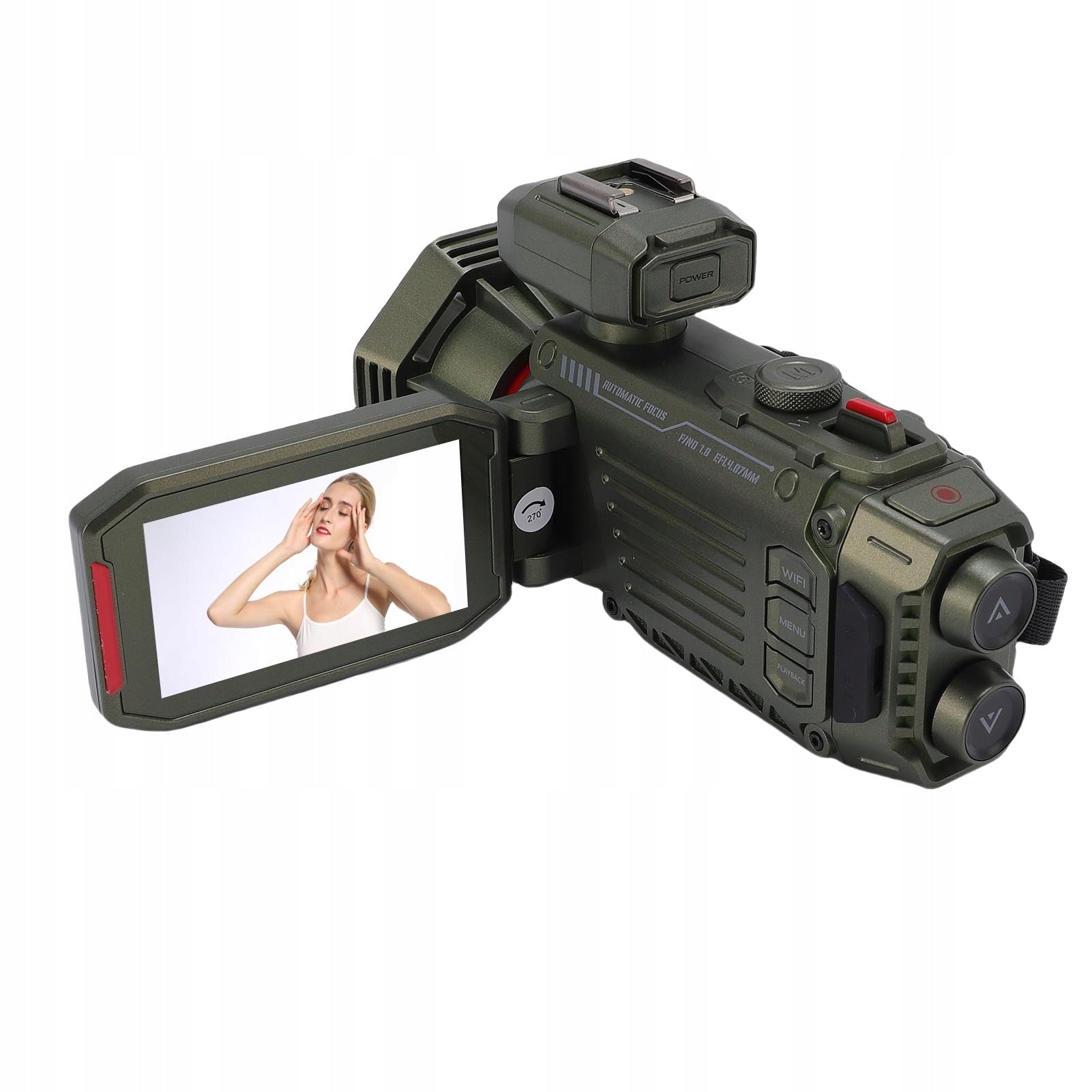Ultra HD 4K video camera with 50x zoom and automatic TE Brand no brand