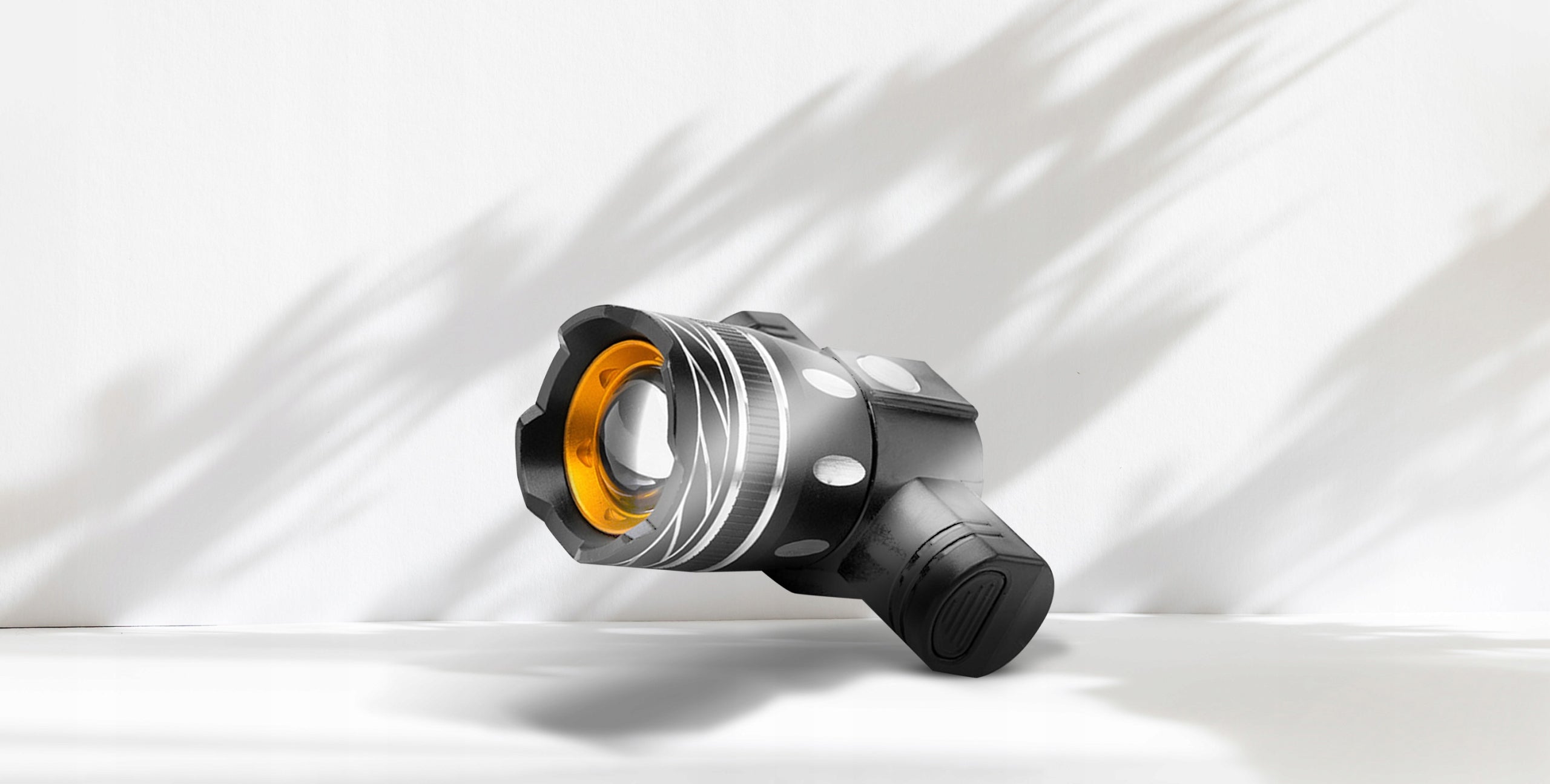 Ultra Strong LED Bike Light for USB + Rear Light - CE Color black